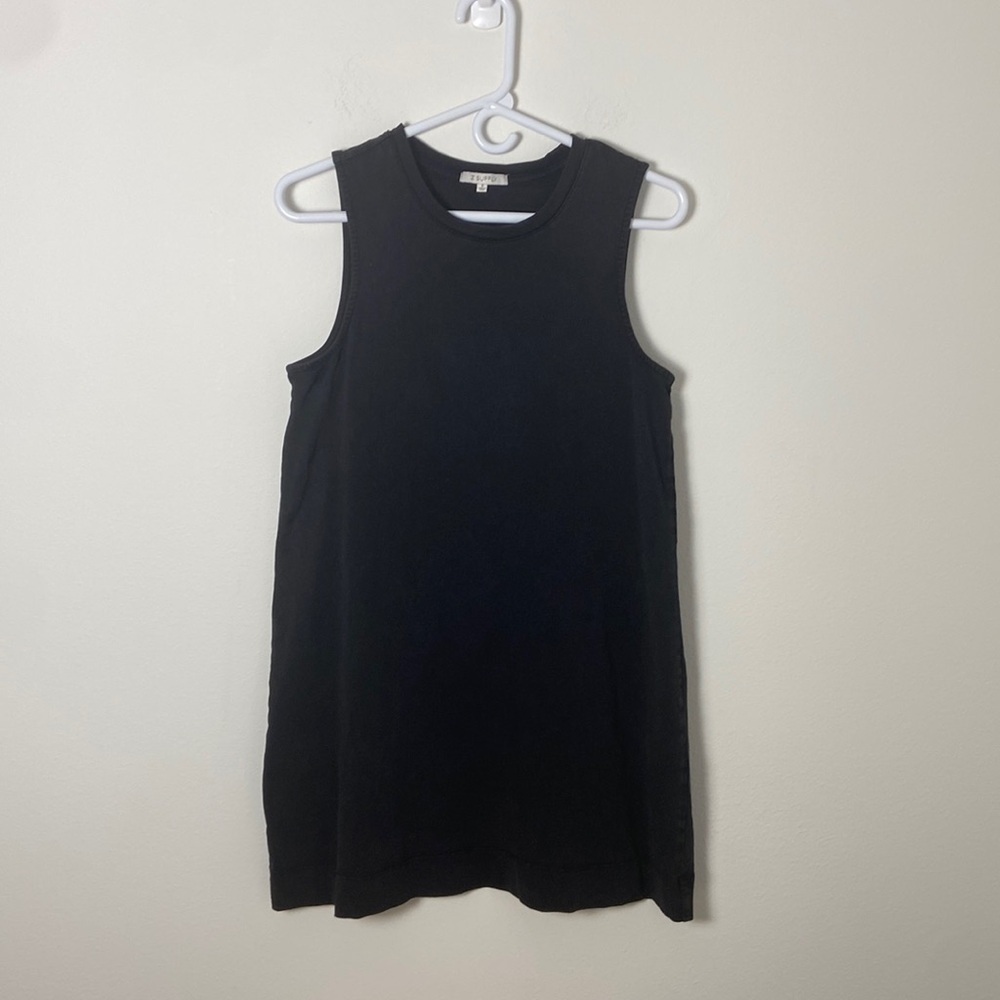 Z Supply Sloane Black Dress Women's Small Casual Sleeveless Tank Mini - Picture 1 of 5